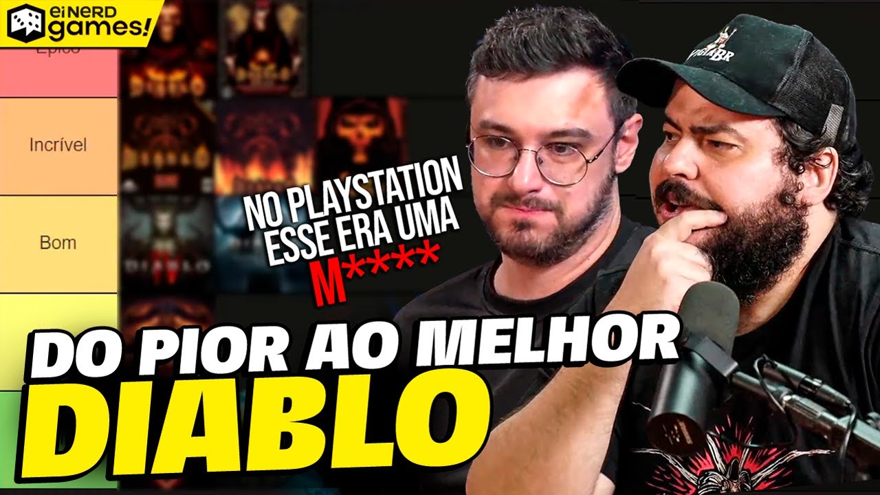 DO PIOR AO MELHOR DIABLO com @Hadomancer e @vigiabr Tierlist ENG #006