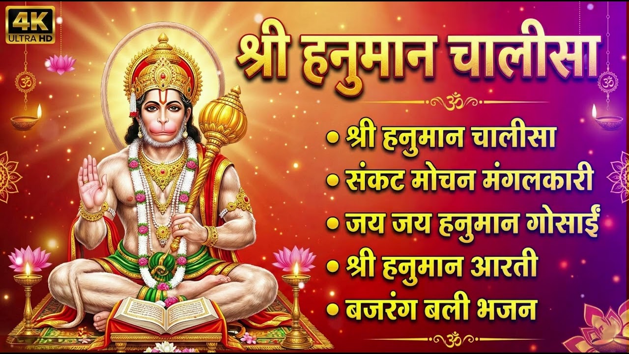 Shri Hanuman Chalisa | श्री हनुमान चालीसा | Hanuman Ji Bhajan | Full Chalisa with Lyrics