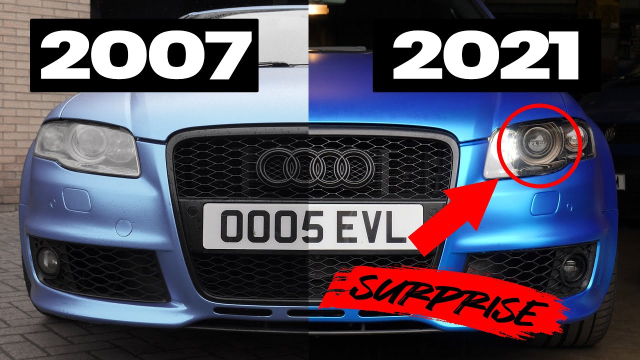 DISGUSTING 14 Year Old B7 RS4 160,000 Mile Headlights Get a MAKEOVER!