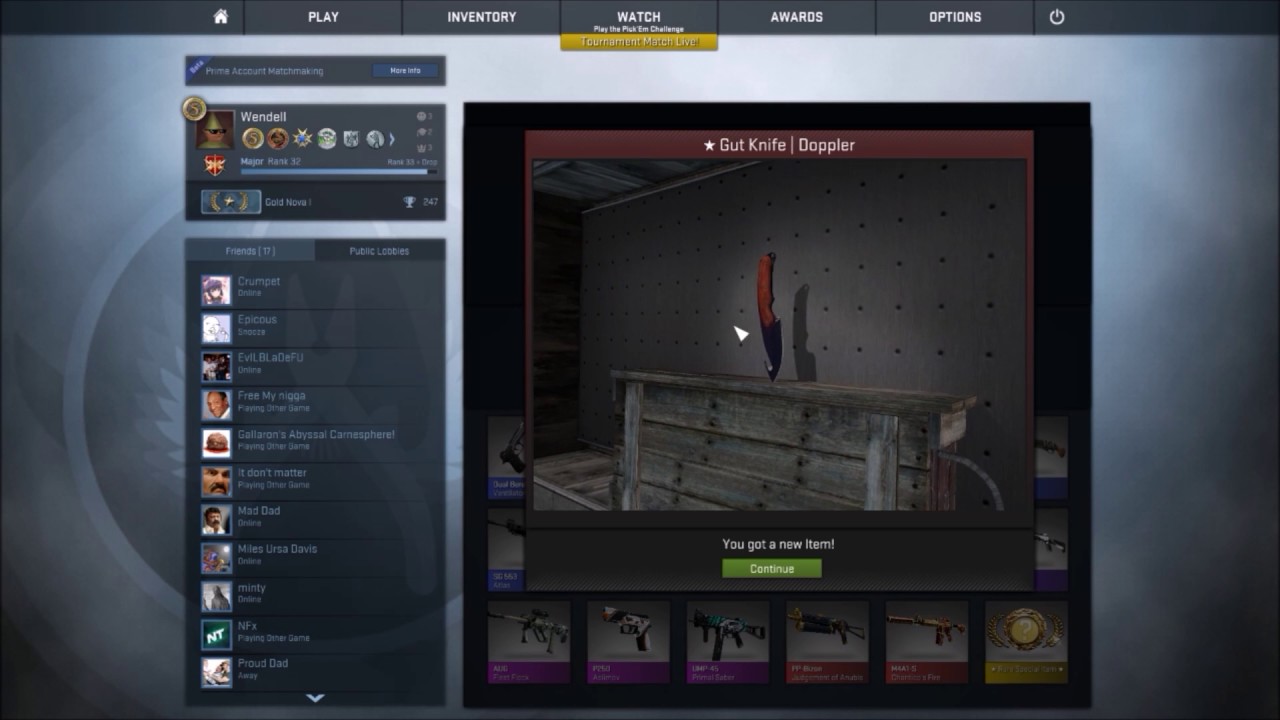CS:GO One More Knife