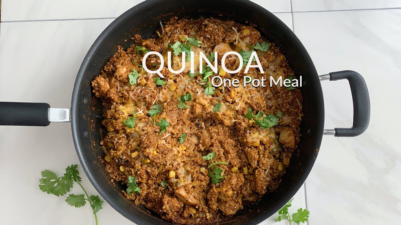Make One Pot Mexican Quinoa with Chicken Meal in 30 Minutes