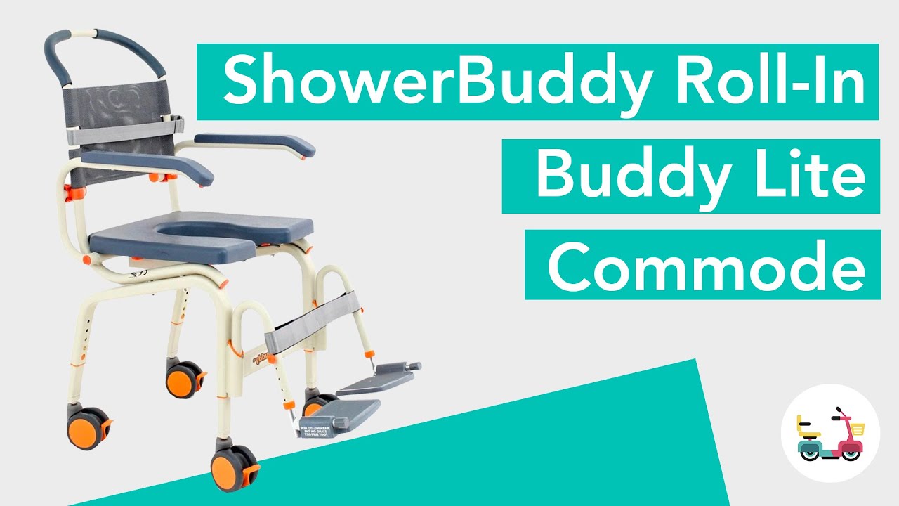 How to use ShowerBuddy Roll-In Buddy Lite Commode