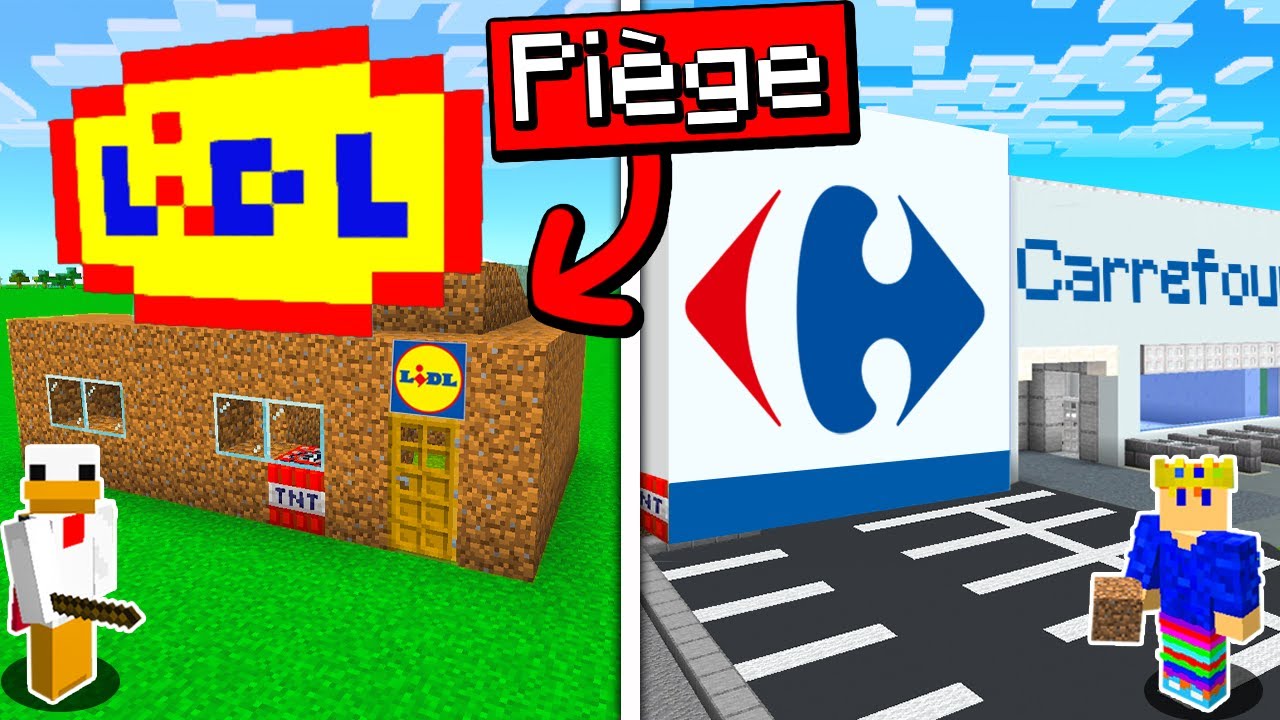 Celui qui construit le Meilleur SUPERMARCH&Eacute; PI&Eacute;G&Eacute; GAGNE !