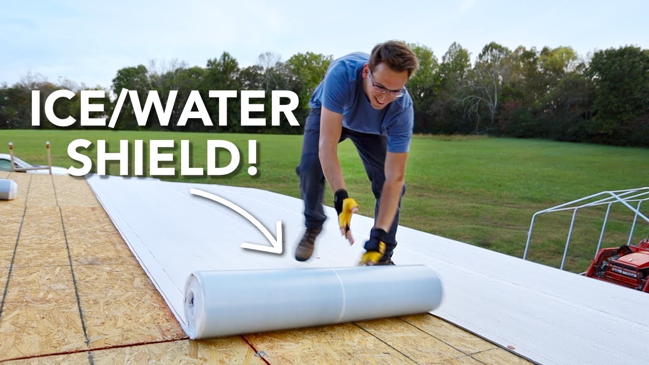 Installing an Ice and Leak Barrier (GAF StormGuard) | Abandoned Shed to House Renovation