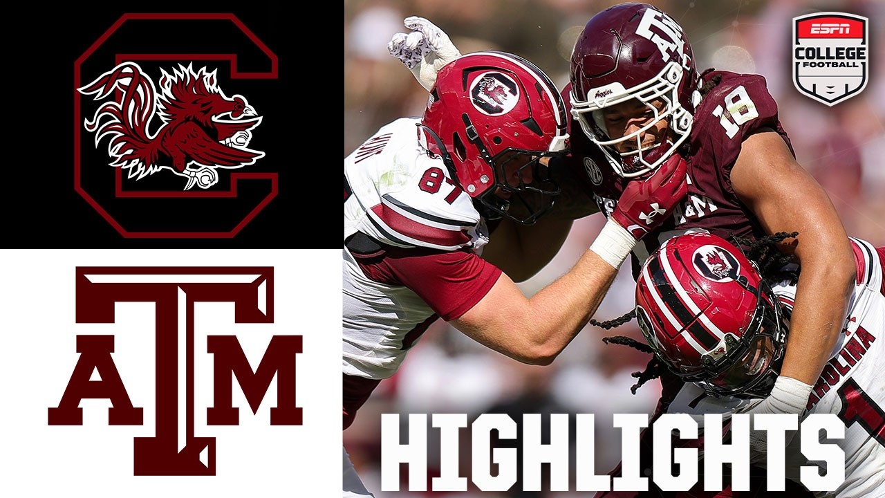 Южная Каролина Геймкокс против Техас A&M Aggies | Полные обзоры матча | ESPN College Football