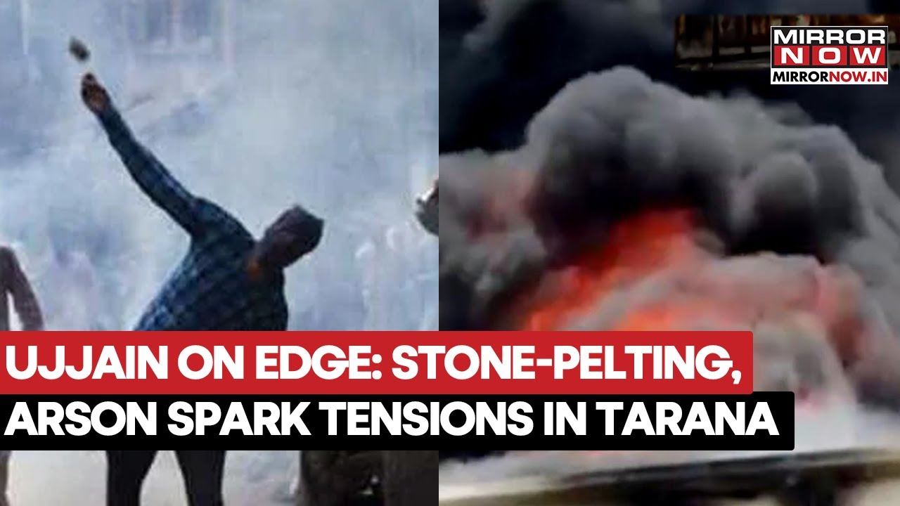 Ujjain Violence: 11 Buses Gutted In Fire After Clashes Broke Out Between Two Groups | Watch