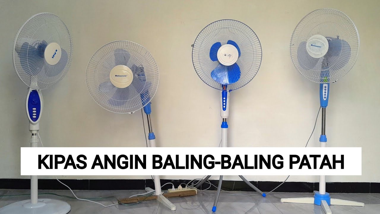 Kipas angin berdiri baling baling Patah