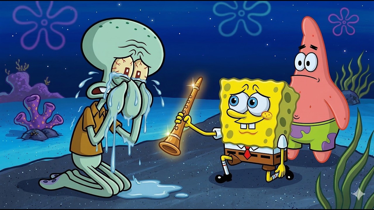 SpongeBob Animation: Squidward’s Cruelest Prank… Karma Hit Him Instantly 🪨 | Fanmade