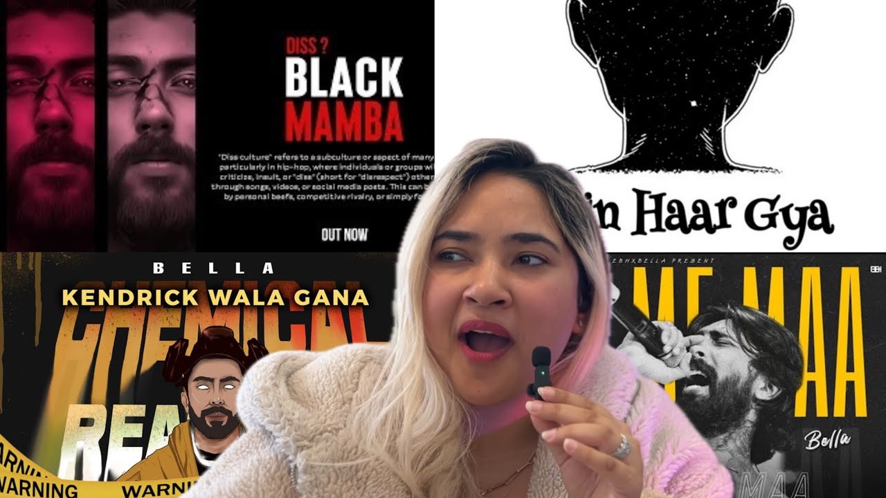 Bella Reaction from NZ | Black Mamba | Mein Haar Gaya | Kendrick Wala Gaana | Save Me Maa