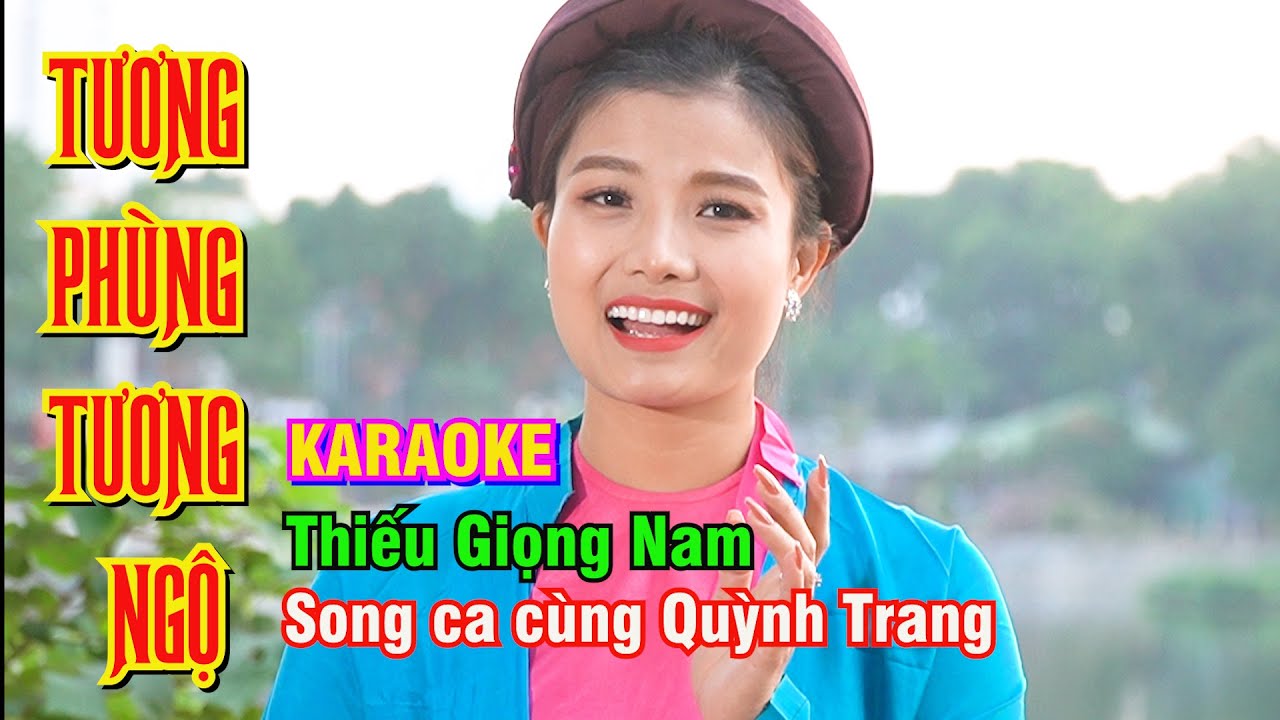 Karaoke || Tương Phùng Tương Ngộ || Nữ Chờ ( Thiếu giọng Nam ) Hát cùng Quỳnh Trang