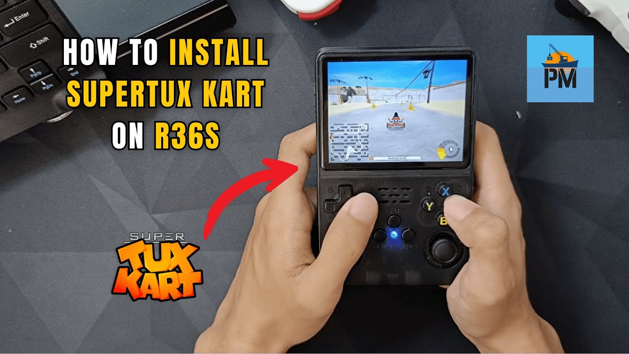 SuperTux Kart (Linux Version) Installation to R36s Ports - Step by Step Guide