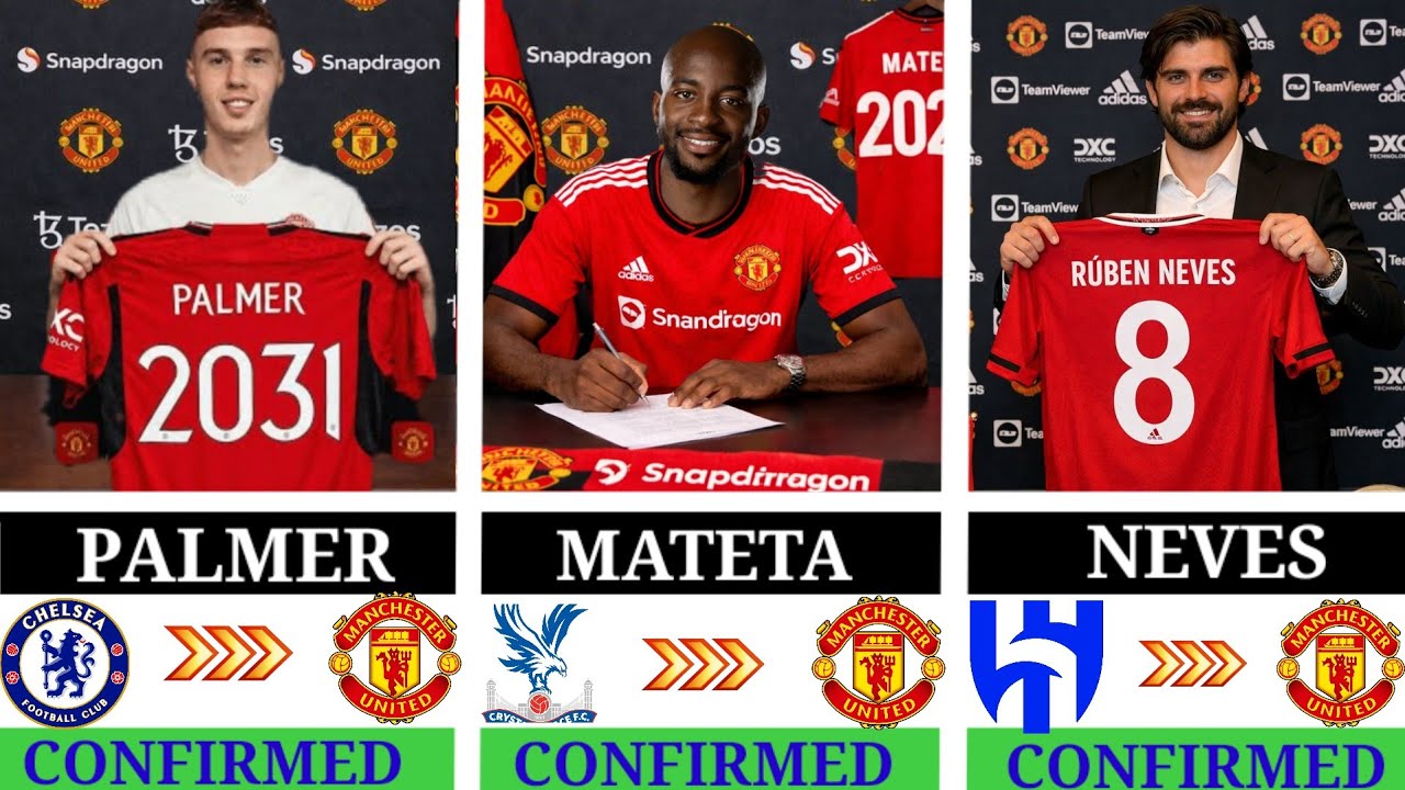 🚨 ALL MANCHESTER UNITED CONFIRMED TRANSFERS – JANUARY 2026 | Neves • Palmer • Mateta • Baleba✅✅