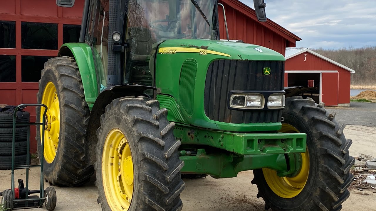 Setting tire width on John Deere 7320