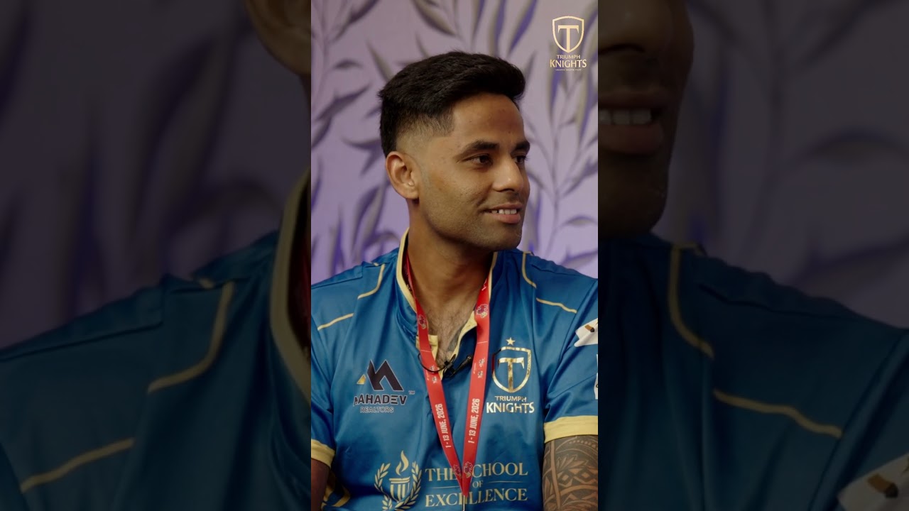 In conversation with Suryakumar Yadav, Captain of Triumph Knights MNE 🎙️