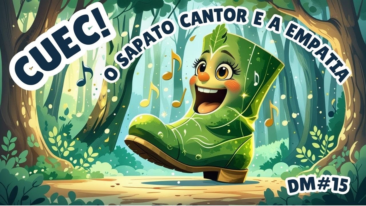 CUEC! O Sapato Cantor e a Empatia. Uma história de empatia, floresta e leveza.