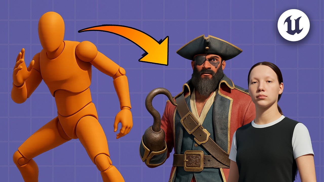 Cómo hacer Retarget de Metahumans y personajes en el Game Animation Sample [Motion Matching UE 5.5]