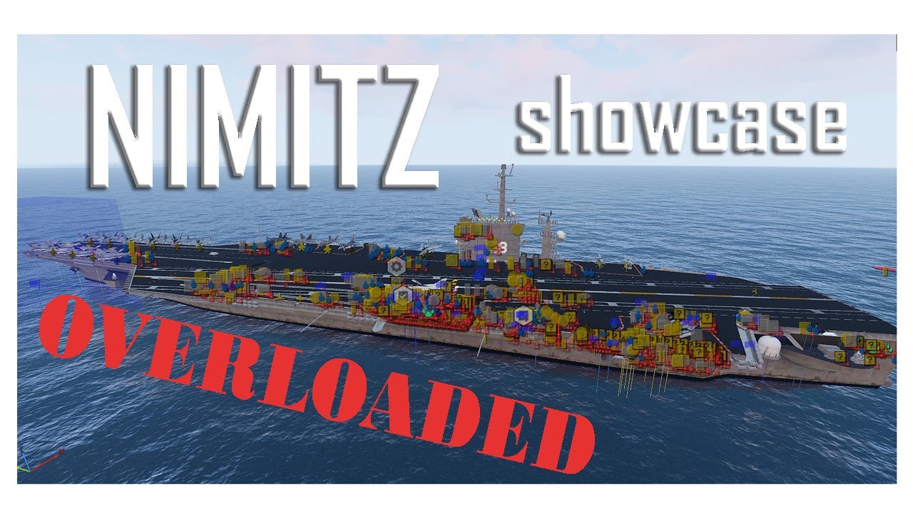 USS NIMITZ SHOWCASE - Arma 3 (interior + animated AI's)