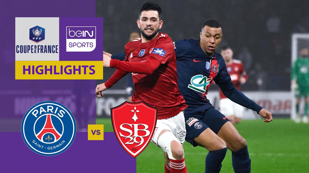 PSG v Brest | Coupe de France 23/24 | Match Highlights