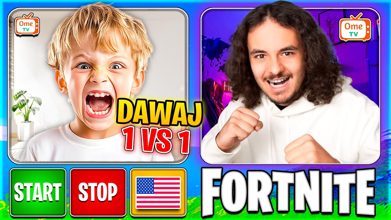 WYZYWAM NA 1VS1 LUDZI Z OMEGLE w Fortnite