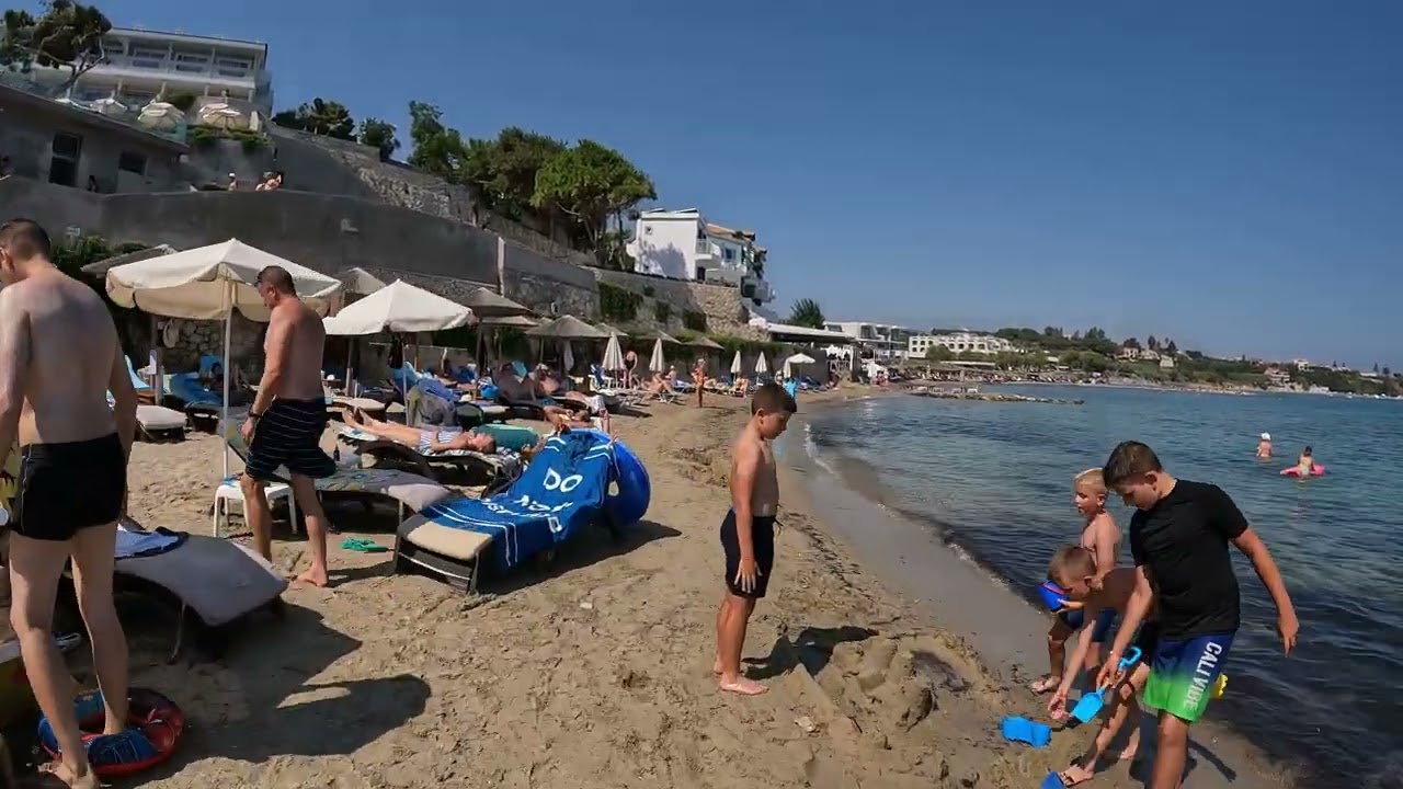Tsilivi Walk part 1 from Venetian Watch Tower to Bouka Beach 10.08.2022 Zakynthos Greece GoPro 10