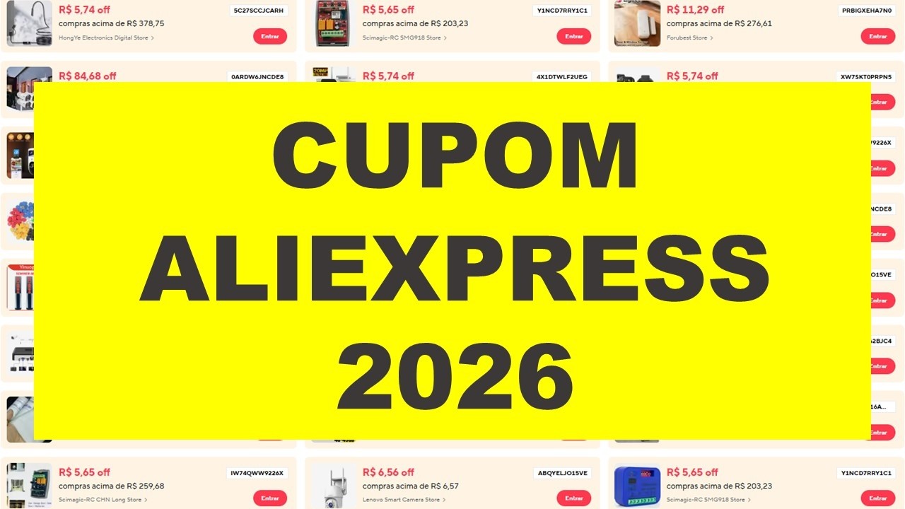 Principais Códigos de Desconto AliExpress que Você Precisa em 2026!
