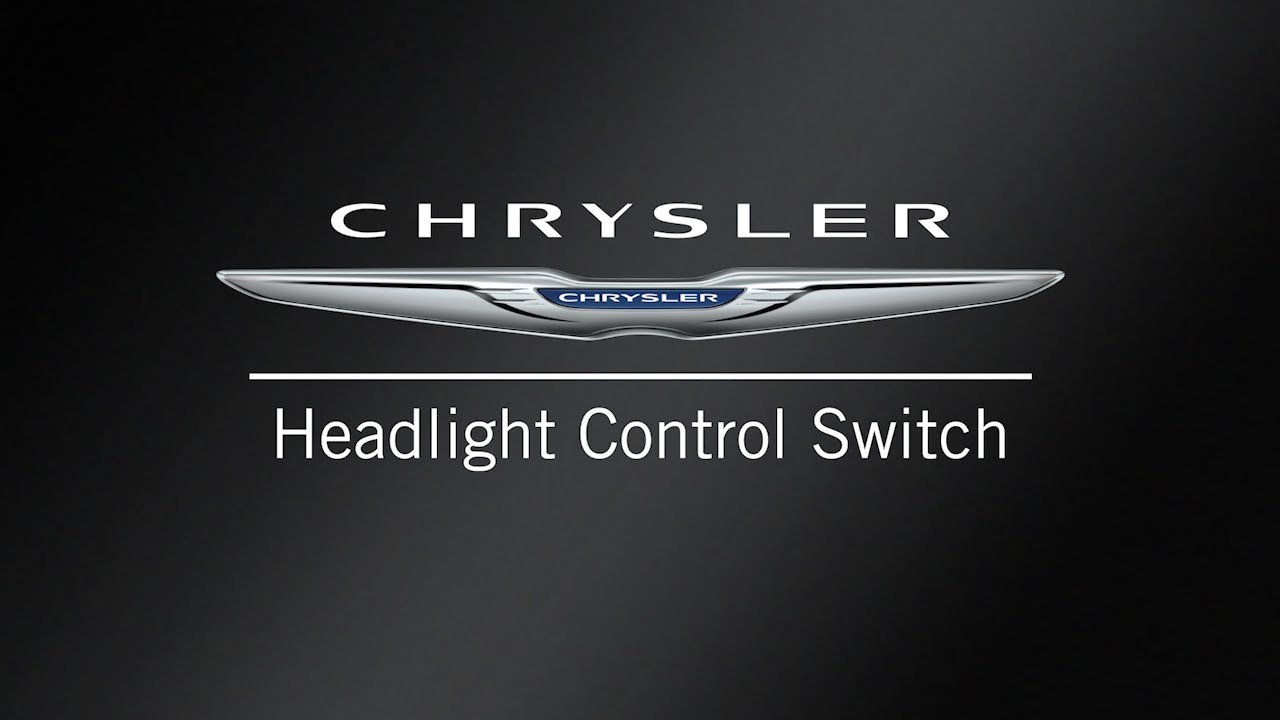 Headlight Control Switch | How To | 2020 Chrysler Pacifica