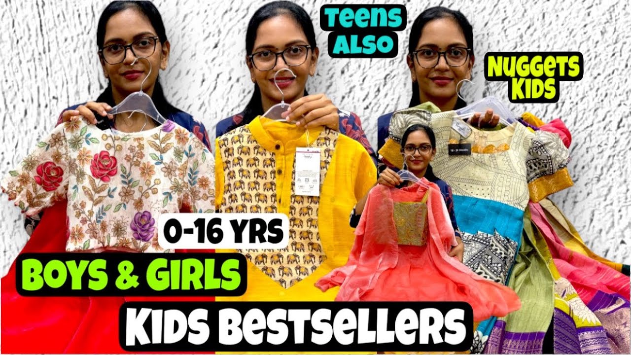 Stunning Kids Wear - Boys, Girls, Teenagers at Nuggets Kids. Kurta, Pant, Shirt, Frock, Lehenga Top.
