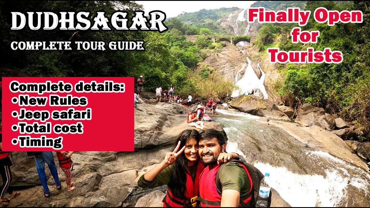 DUDHSAGAR WATERFALL | Over all Costing | Jeep Safari | Best time to visit Dudhsagar | Goa Vlog.