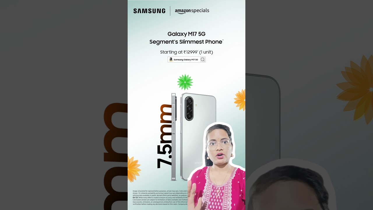 Samsung Galaxy M17 5G | Gorilla Glass + 6 OS Upgrades | Amazon