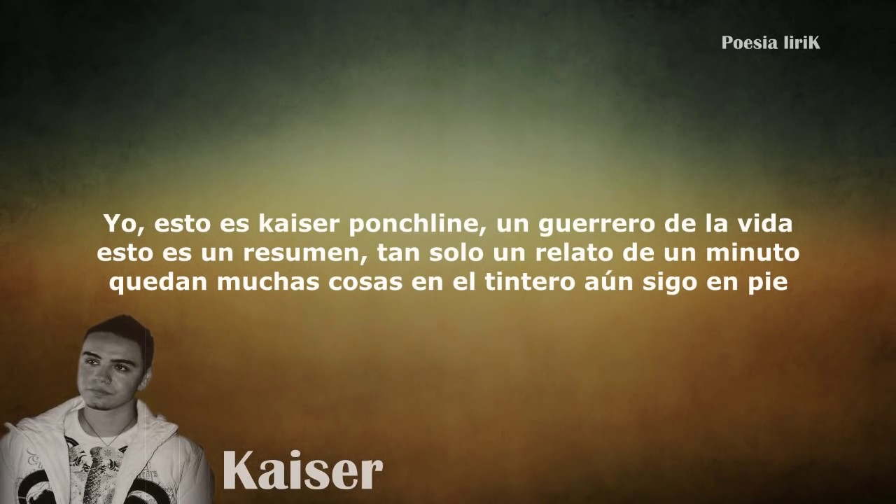 Mi Vida En Un Minuto (Con Letra) Kaiser Infinito 2017