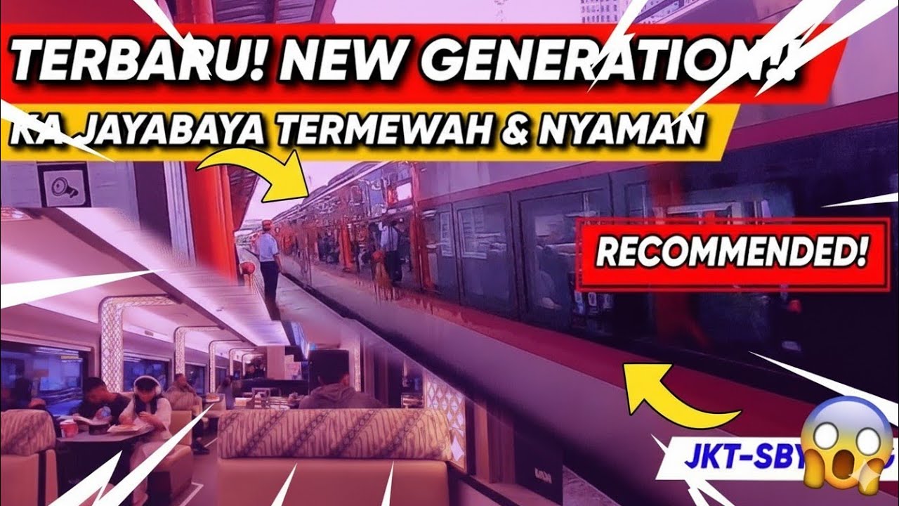 NYAMAN BANGET‼️ NAIK KERETA API JAYABAYA EKSEKUTIF NEW GENERATION JAKARTA SURABAYA MALANG