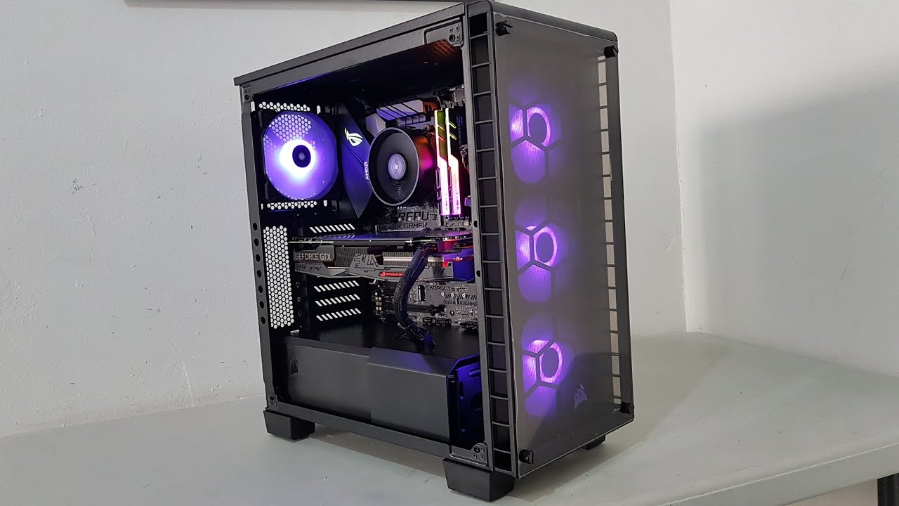 Ensamble Ryzen 3600 en Corsair 460x RGB, Asus Strix B450-F y Asus Strix 1660ti
