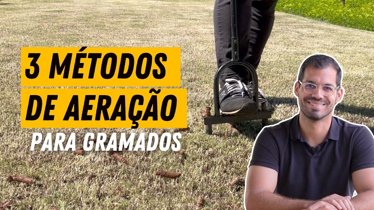 Gramados saudáveis com a técnica da aeração