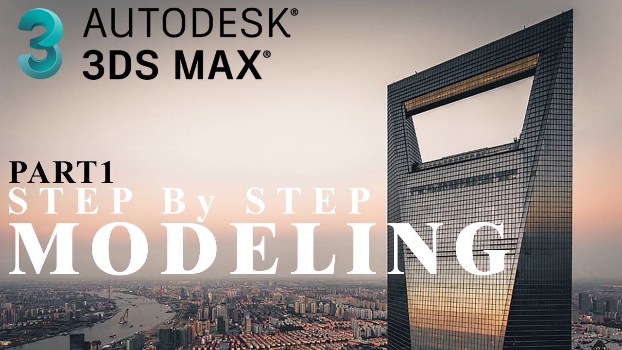 3ds Max Modeling step-by-step Shanghai World Financial Center Tower Part 1