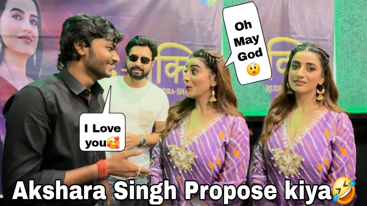 Akshara Singh Ko Guddu Vlogs Propose kiya😲😅 || Guddu Vlogs 