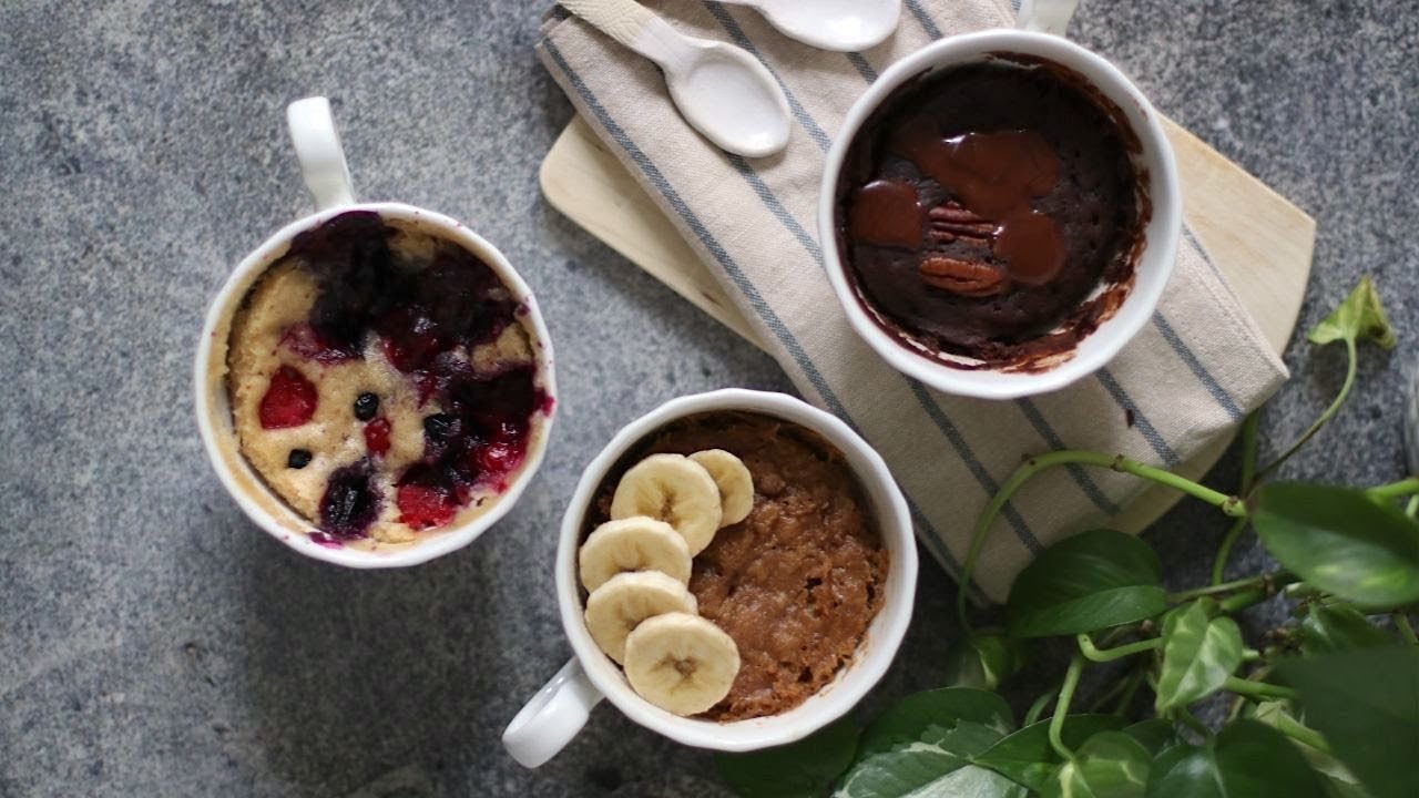 TORTE IN TAZZA 🌱 Pronte in 3 minuti | Senza Latte e Uova
