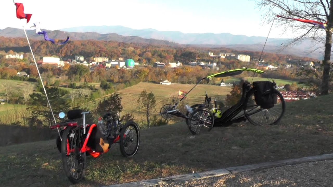 Recumbent Trike Tour, Sevierville, TN 2013-11-03, ActionBent, Catrike