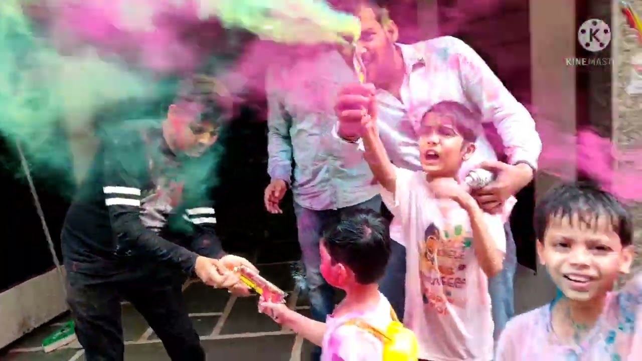 Holi ka Dhamaal | Part-2 | Holi Vlog | Aarav jain #holi #fun #vlog