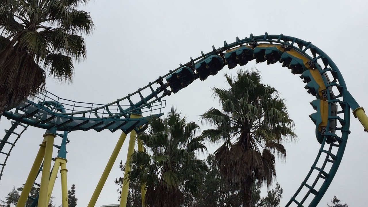 Boomerang Coast to Coaster 60fps HD Offride Footage Six Flags Discovery Kingdom