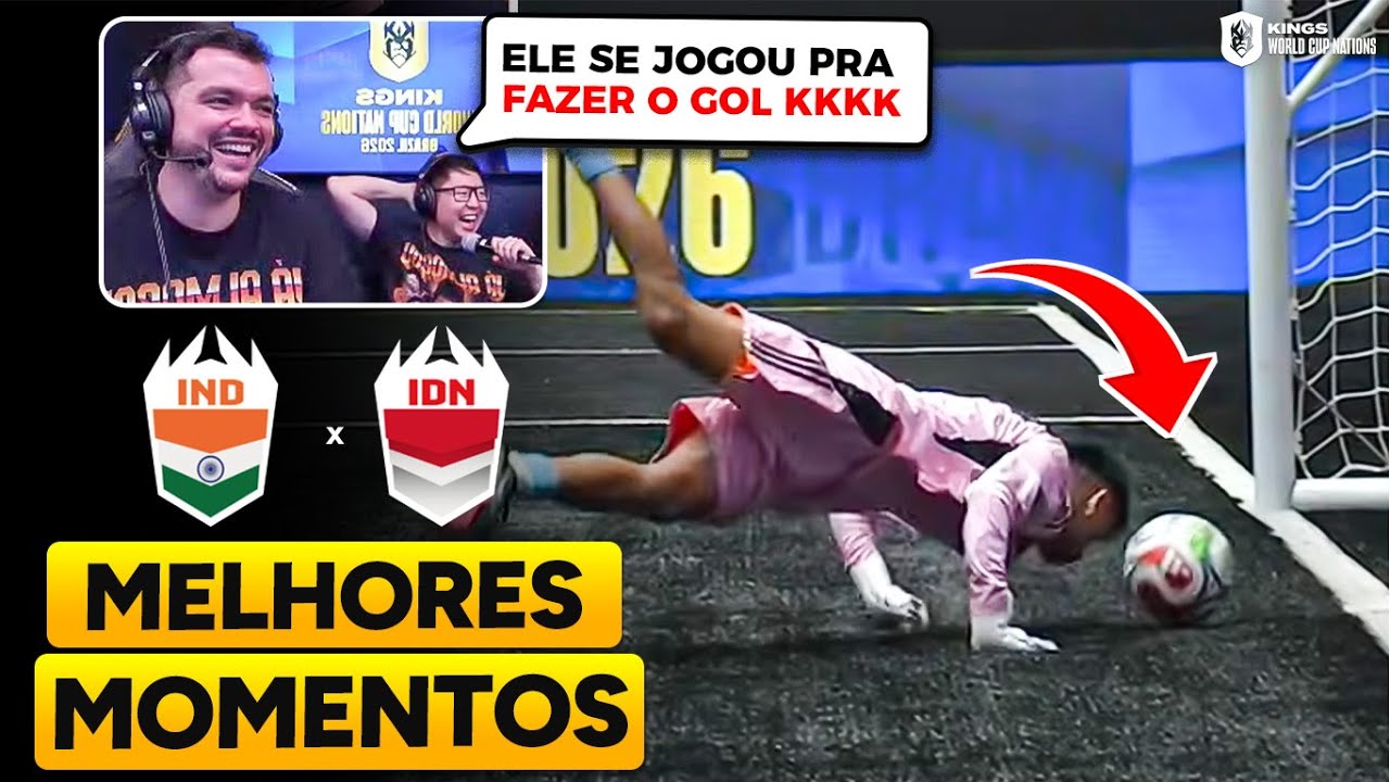 MELHOR JOGO DA NATIONS? INDIA x INDONESIA - JOGO COMPLETO KINGS NATIONS