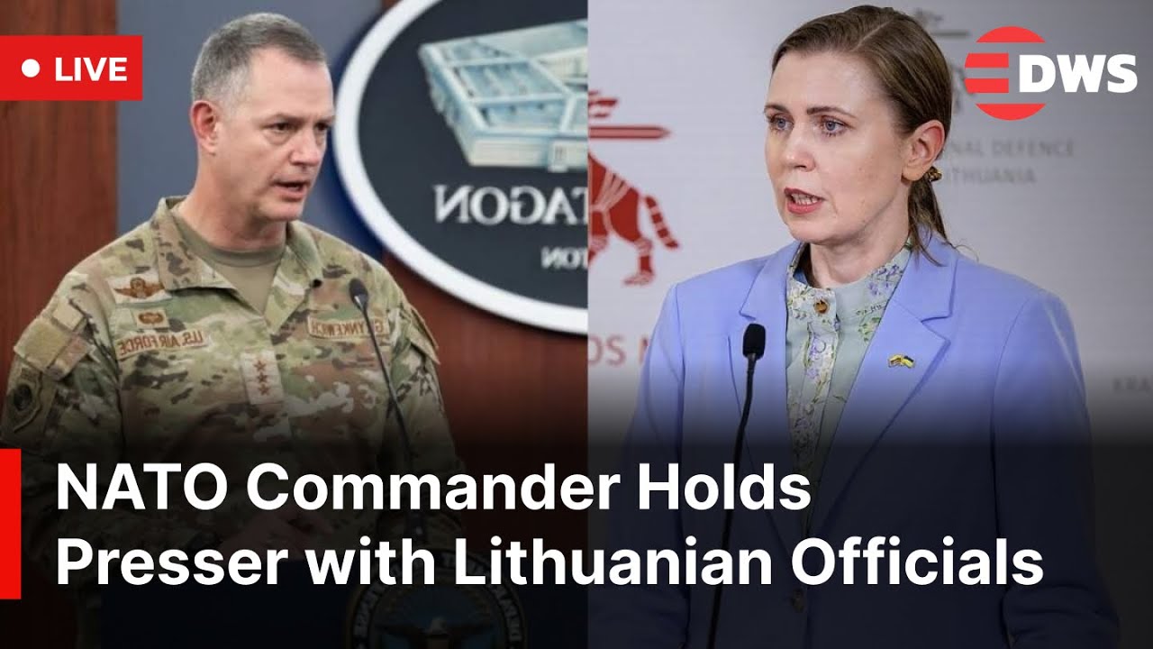 NATO Supreme Commander Europe  Alexus Holds Joint Briefing With Lithuanian Defence Leaders | AC1E