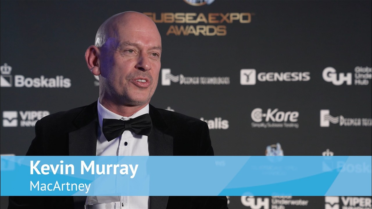 Subsea Expo Awards 2026 – MacArtney UK, winner Medium Company of the Year Award – 50-250 employees
