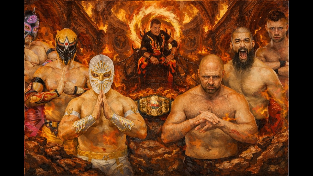 Dead Riders por los Títulos Mundiales de Tríos del CMLL