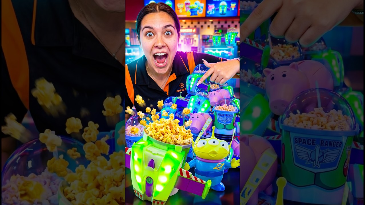 What's your FAVORITE POPCORN BUCKET from Toy Story 5? 😍🍿