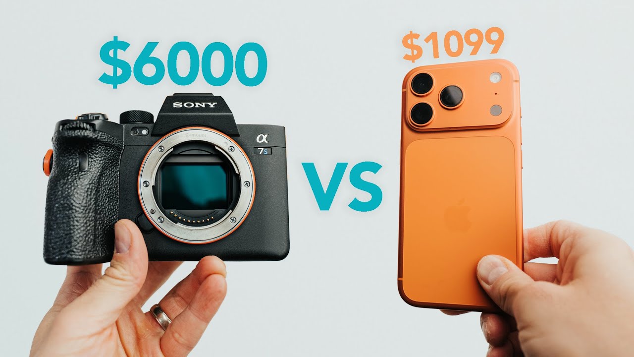 iPhone 17 Pro против профессиональной камеры за 6000 долларов — найдите разницу?