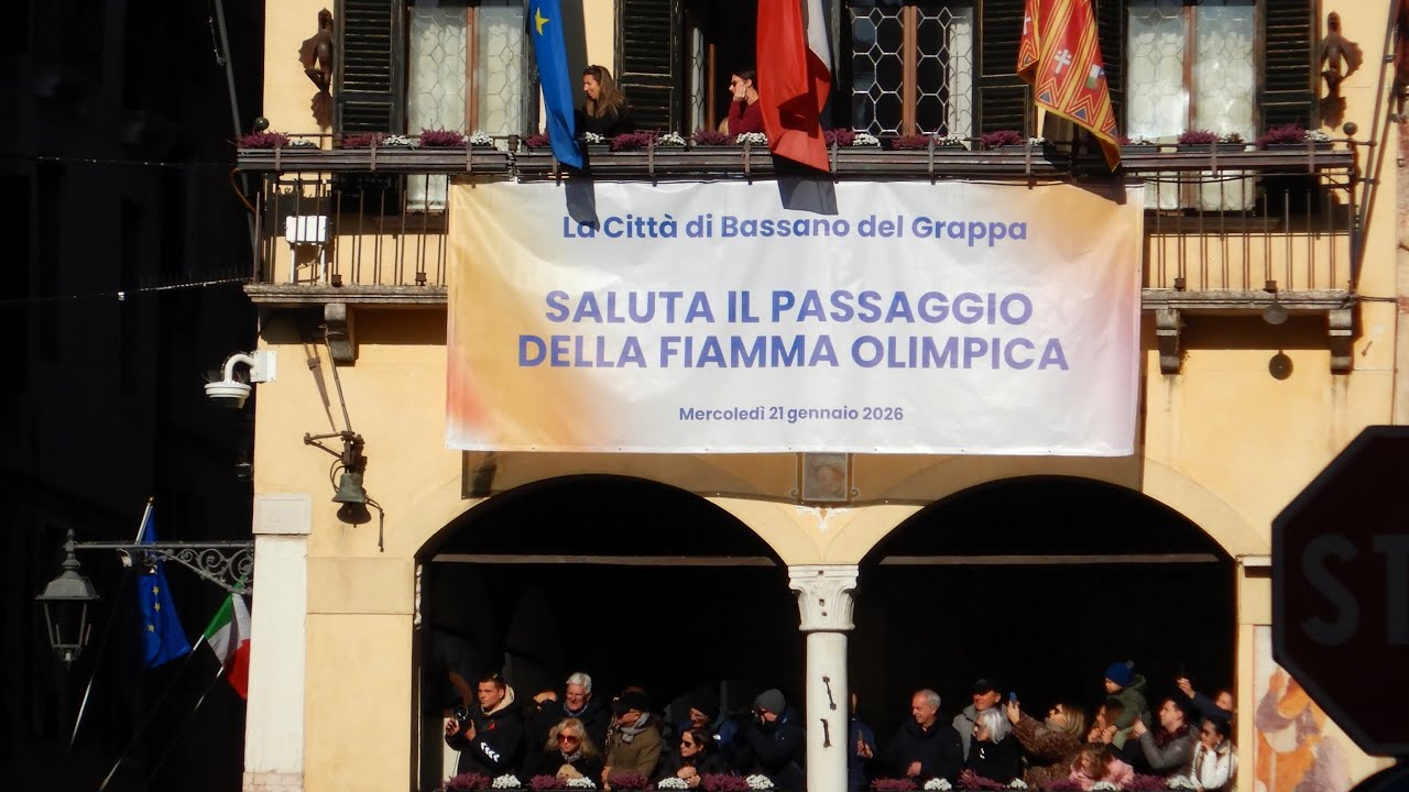 Torcia Olimpica a Bassano DG