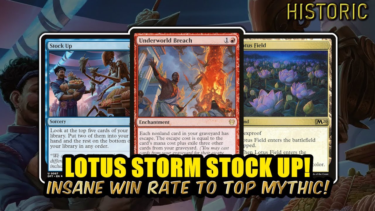 Stock Up Makes Lotus Storm EVEN BETTER! - Lotus Storm Combo | Historic BO3 Ranked | MTG Arena
