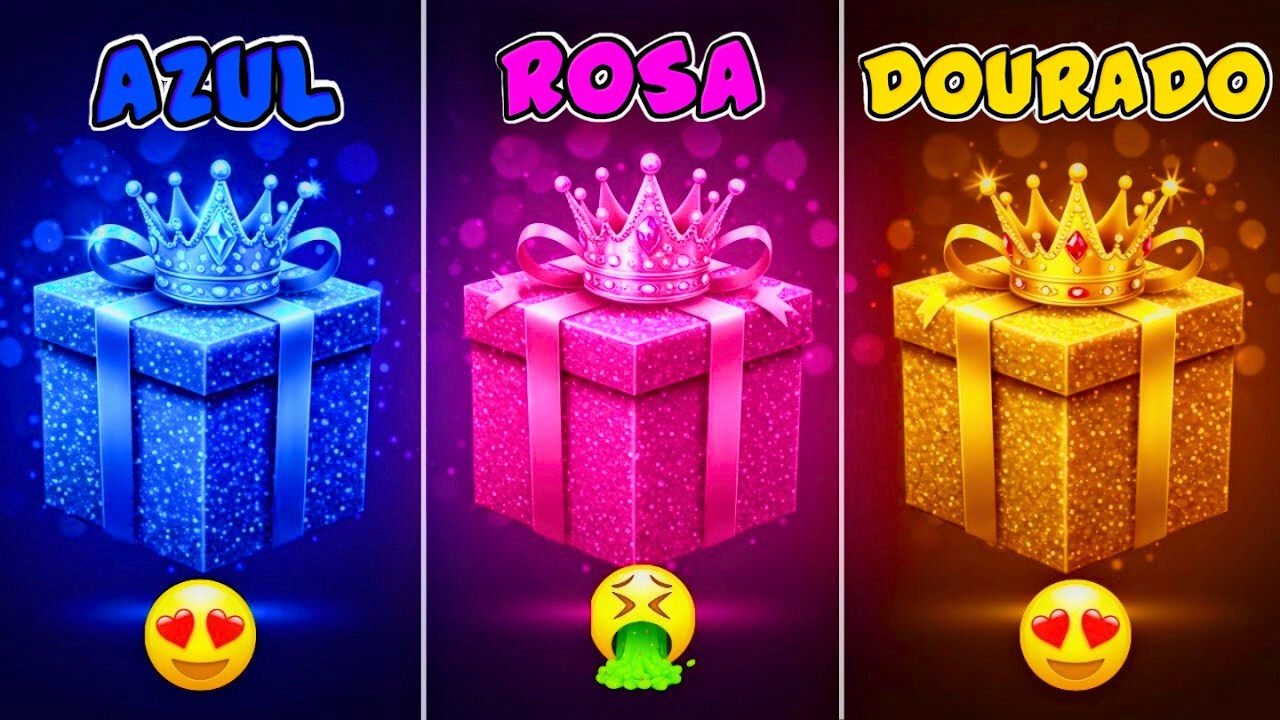 Escolha seu Presente!! 3 Caixas Misteriosas para Você escolher seu Super Presente 😜 Quiz Tap