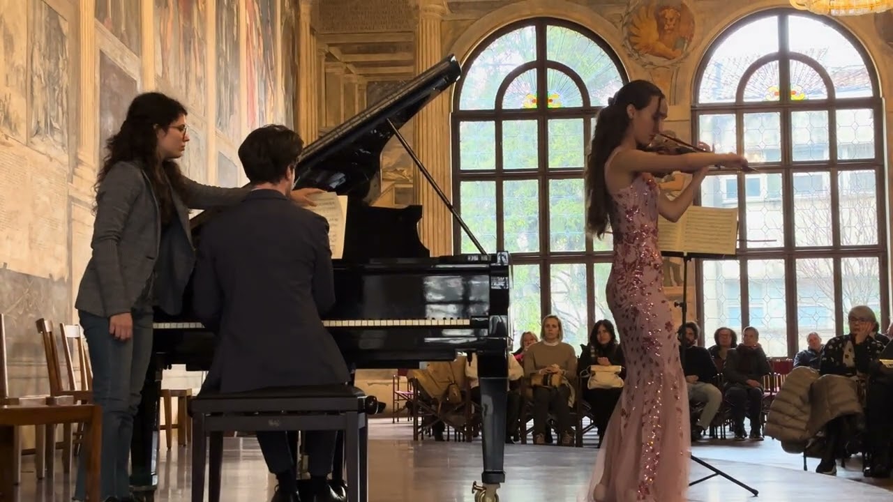 Chiara Volpato e Davide Scarabottolo🎻🎹 | Violin Sonata in A Major, FWV 8: I. Allegretto ben moderato