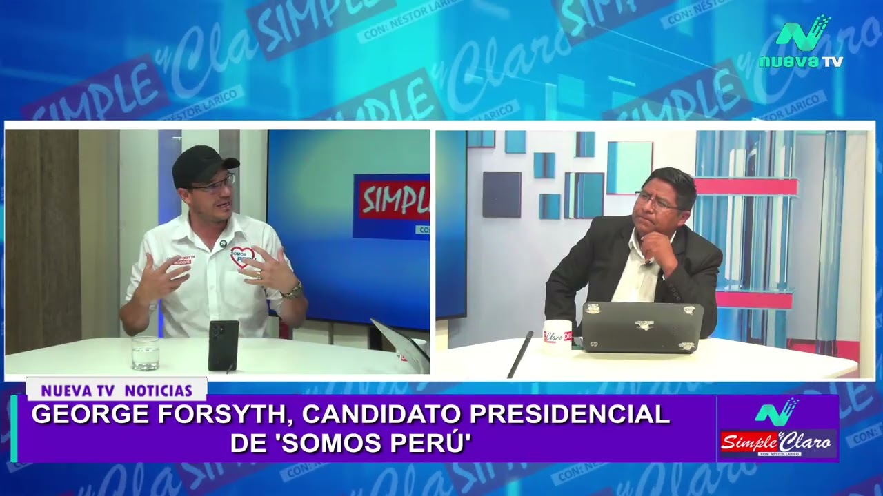Desde #Cusco Entrevista a George Forsyth en 'Simple y Claro'